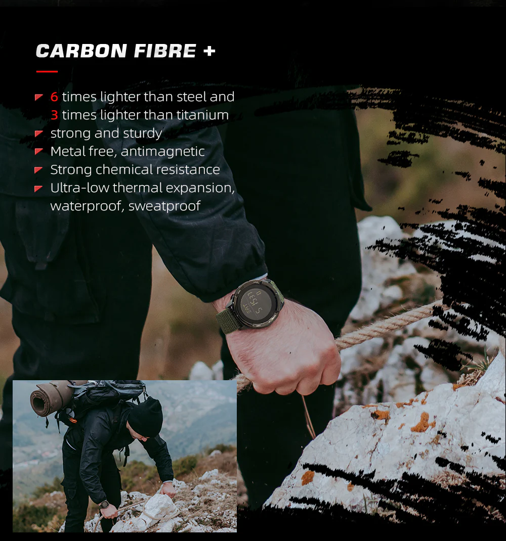Outdoor Sports Electronic Waterproof Swimming Compass Watch - Image 8