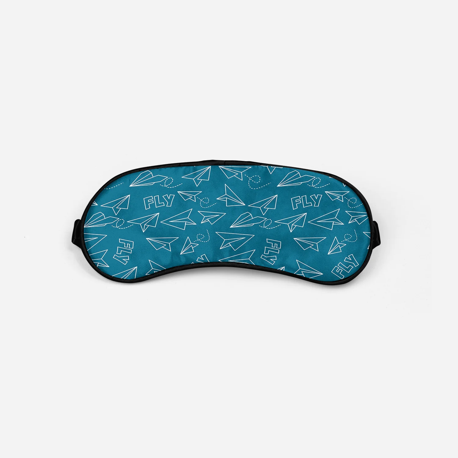 Paper Airplane & Fly Green Designed Sleep Masks