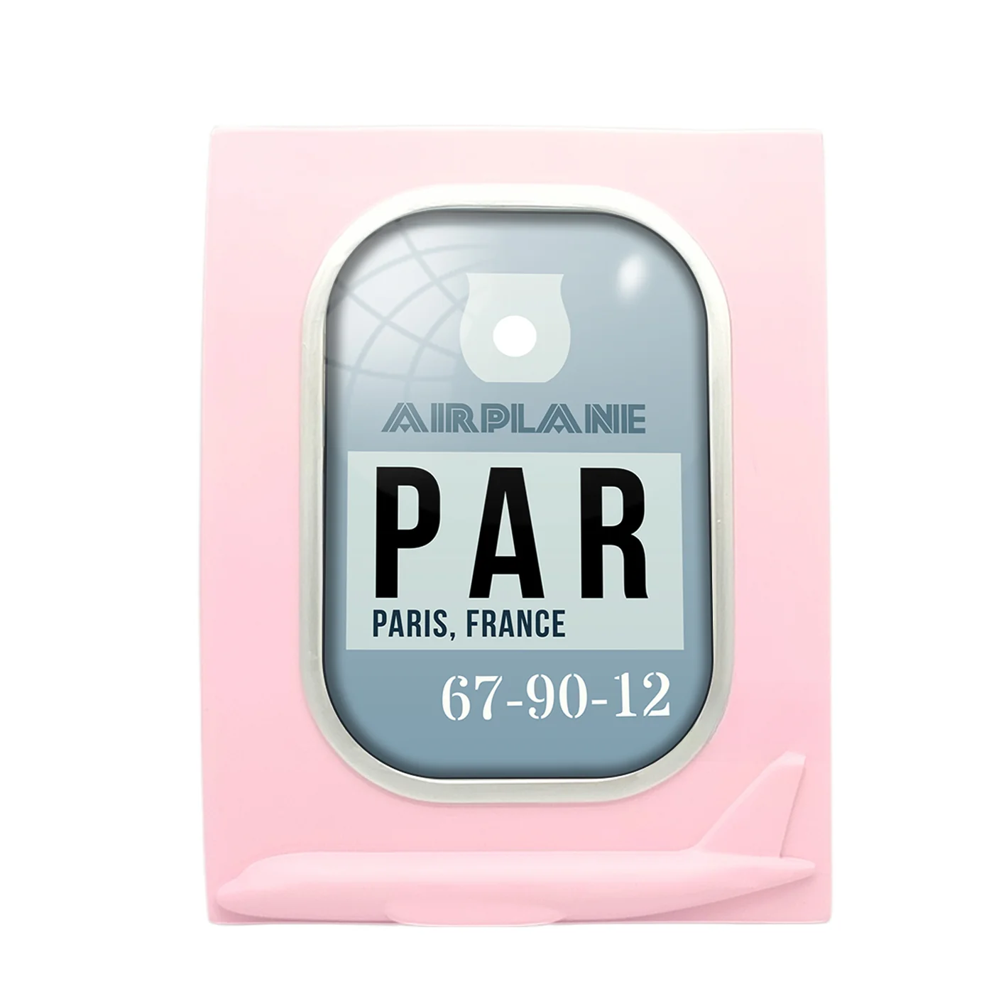 PAR - Paris France Luggage Tag Designed Airplane Window Photo Frame - Image 3