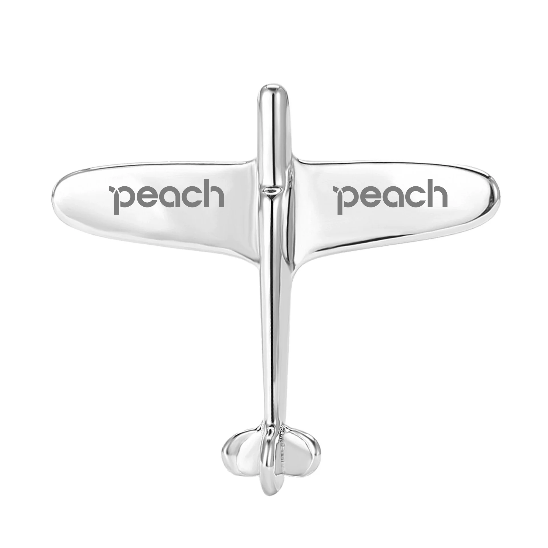 Peach Airlines Designed Airplane Shape Brooches - Image 4