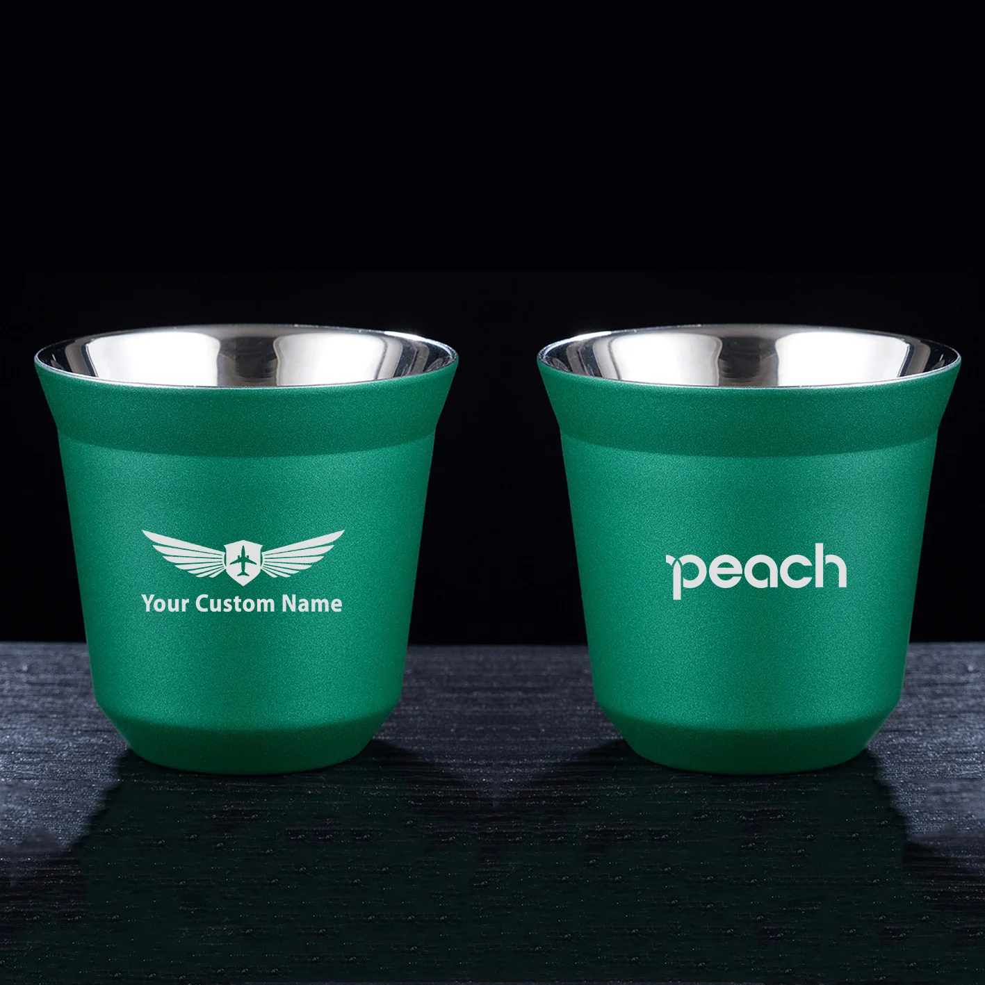Peach Airlines Designed Double Wall Stainless Steel Coffee Mugs - Image 13