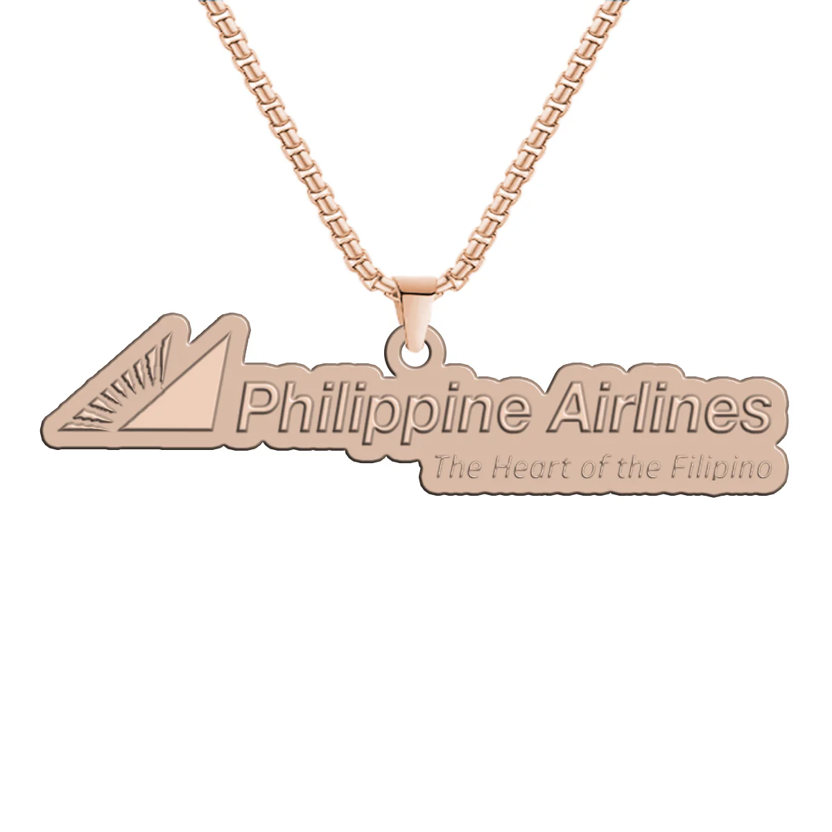 Philippine Airlines Designed Hollow Necklace - Image 3