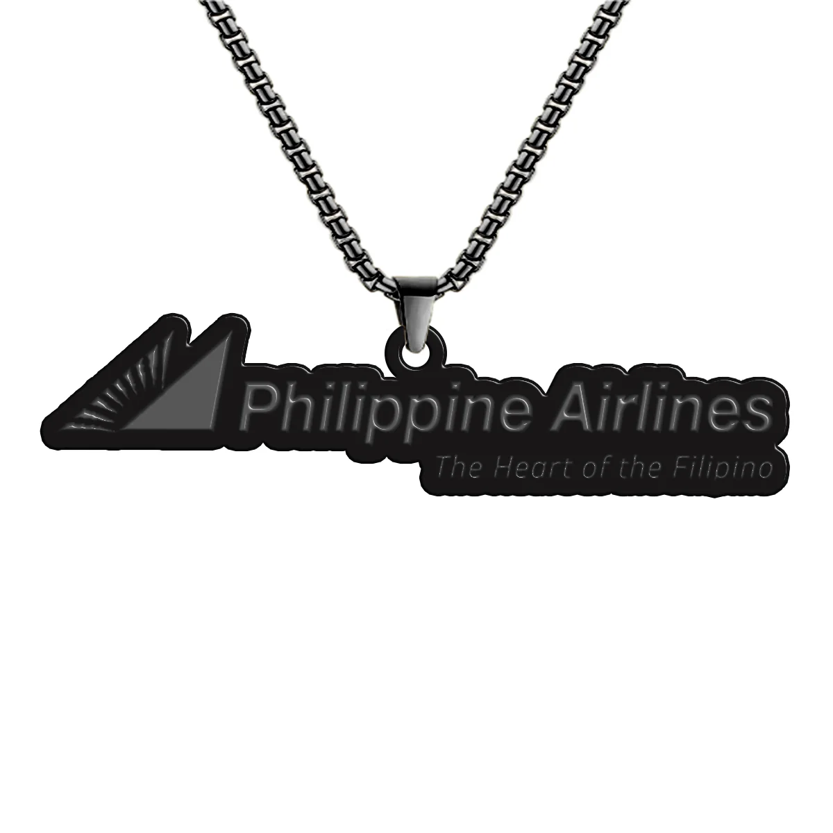 Philippine Airlines Designed Hollow Necklace - Image 4