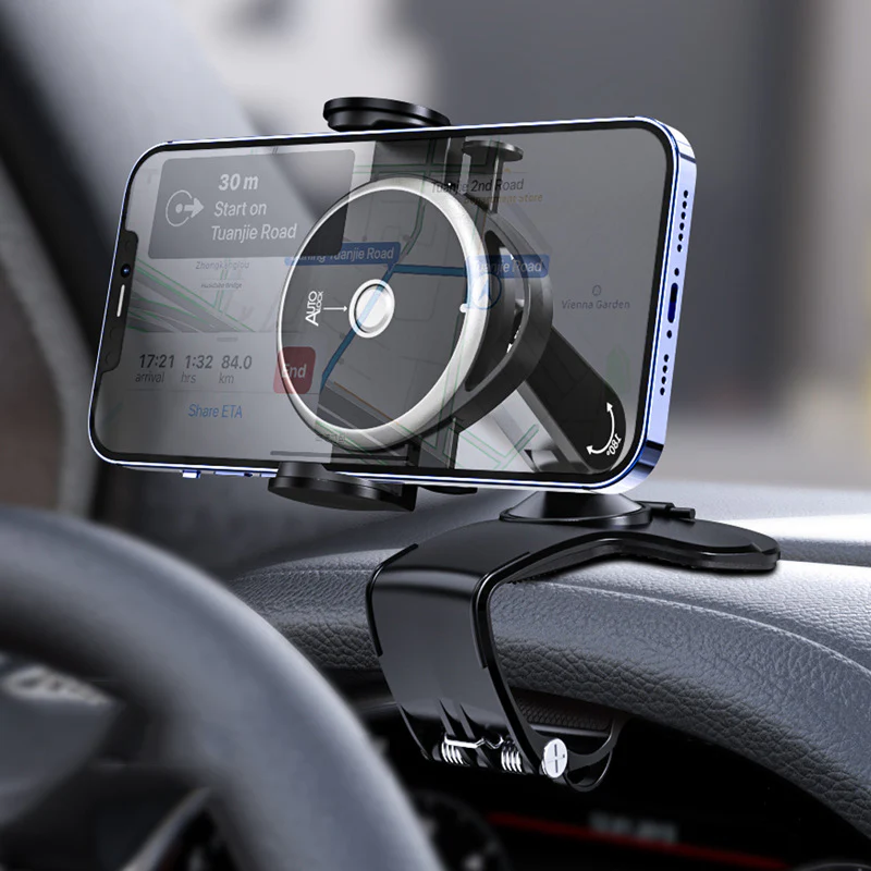 Phone Holder for Car Truck Drivers Board Portable Mount Anti-slip Adjustable Stand GPS Auto Clip Car Holder - Image 8