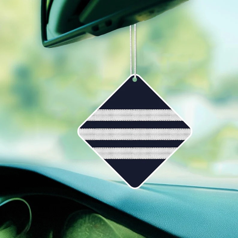 Pilot Epaulettes (Silver) 3 Lines Designed Car Air Fresheners