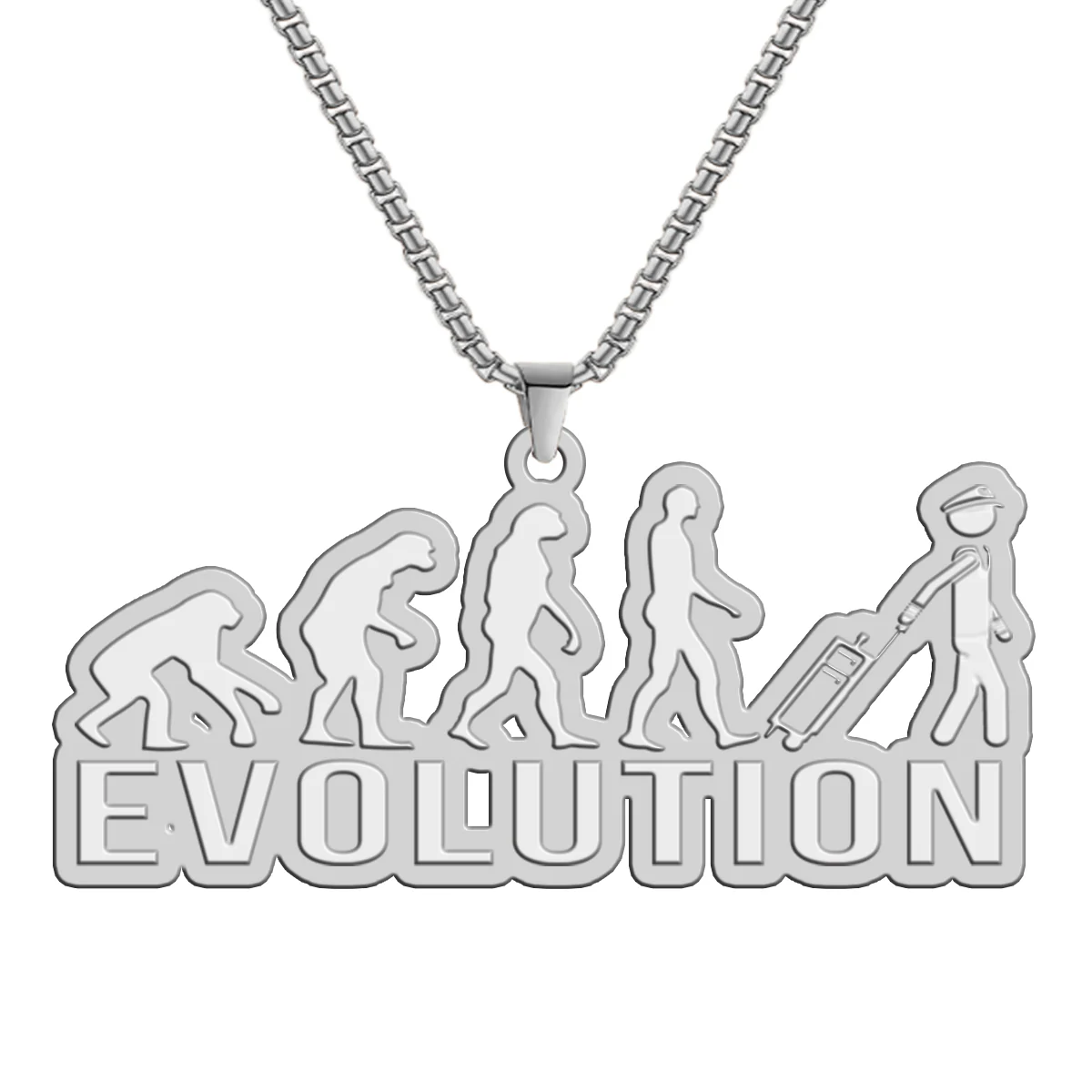 Pilot Evolution Designed Hollow Necklac - Image 2