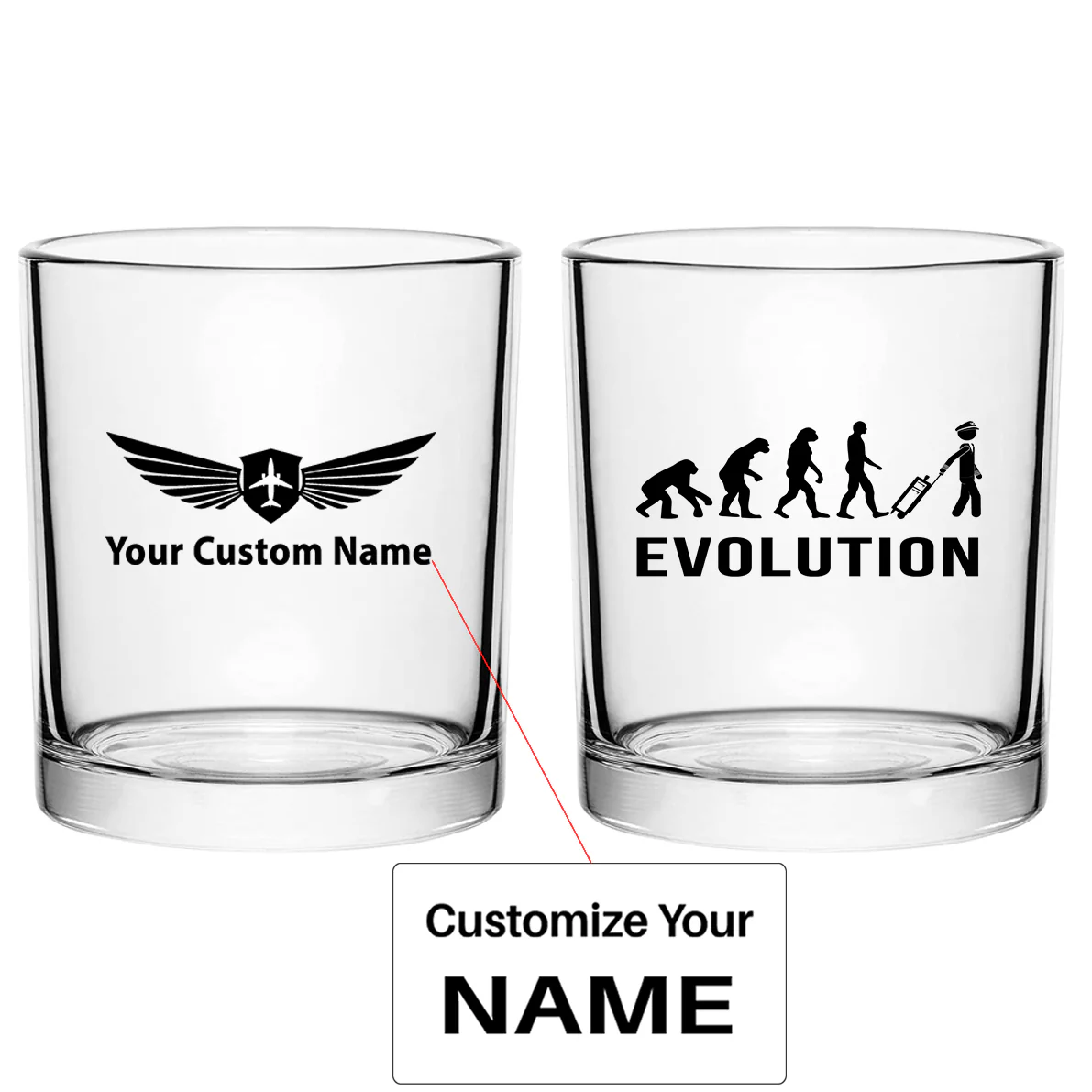 Pilot Evolution Designed Special Whiskey Glasses