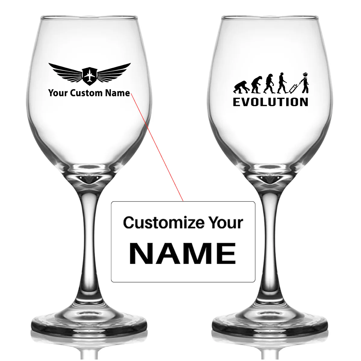 Pilot Evolution Designed Wine Glasses