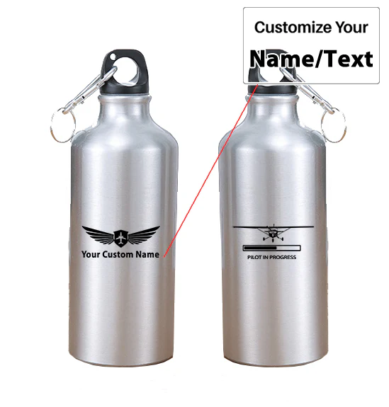 Pilot In Progress (Cessna) Designed Thermoses