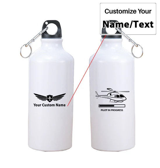 Pilot In Progress (Helicopter) Designed Thermoses - Image 3