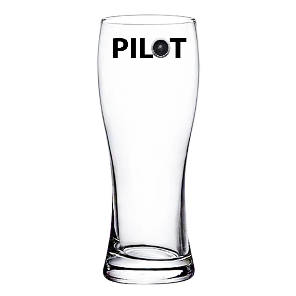 Pilot & Jet Engine Designed Pilsner Beer Glasses - Image 2