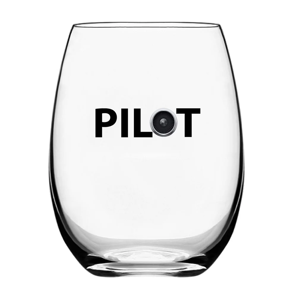 Pilot & Jet Engine Designed Water & Drink Glasses - Image 2