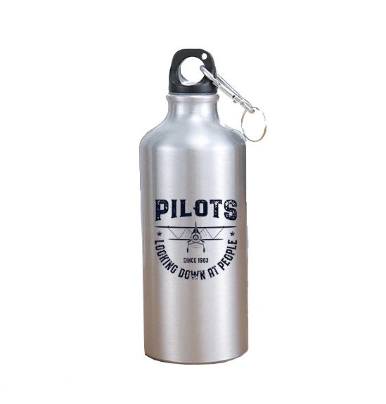 Pilots Looking Down at People Since 1903 Designed Thermoses - Image 2