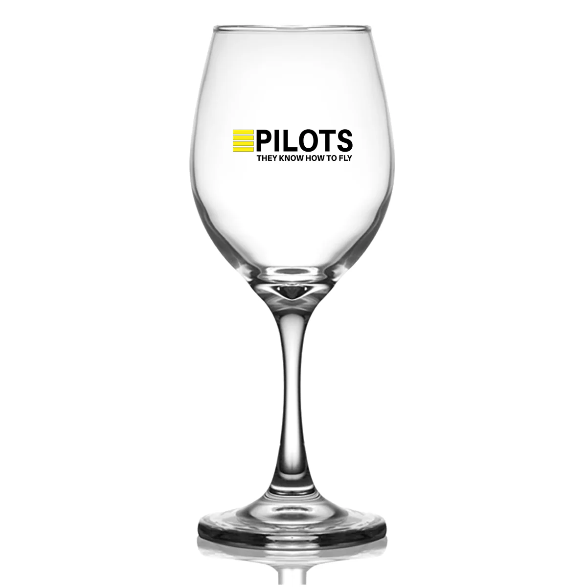 Pilots They Know How To Fly Designed Wine Glasses - Image 2