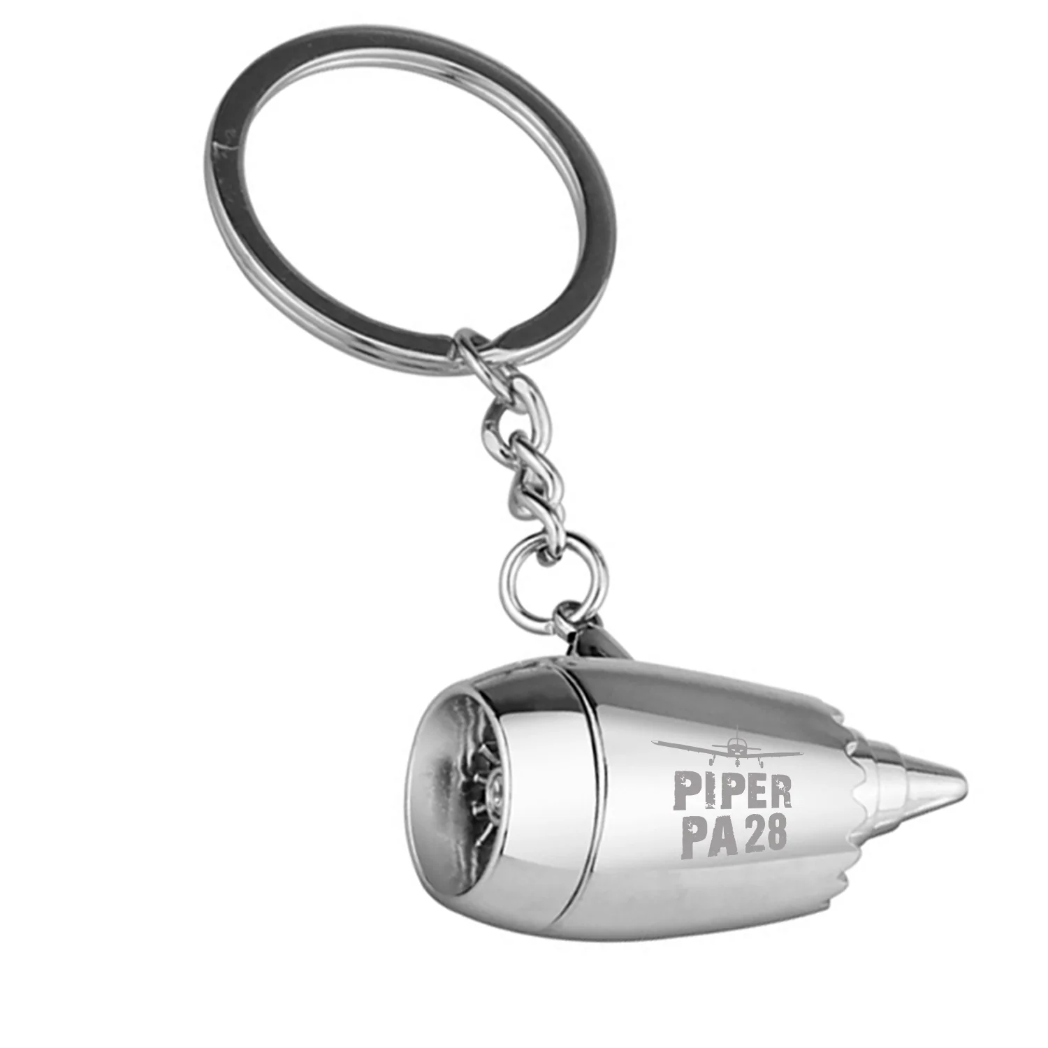 Piper PA28 & Plane Jet Engine Turbine Key Chains - Image 4