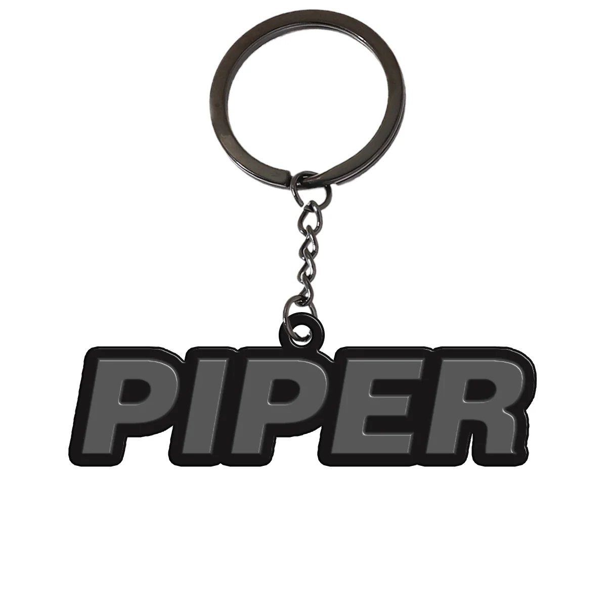 Piper & Text Designed Hollow Key Chains - Image 4