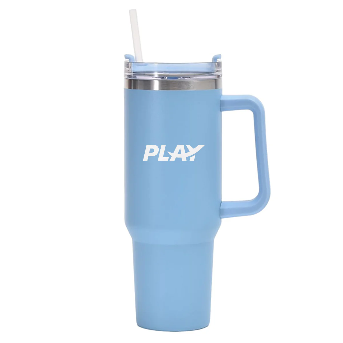 Play Airlines Designed 40oz Stainless Steel Car Mug With Holder - Image 18