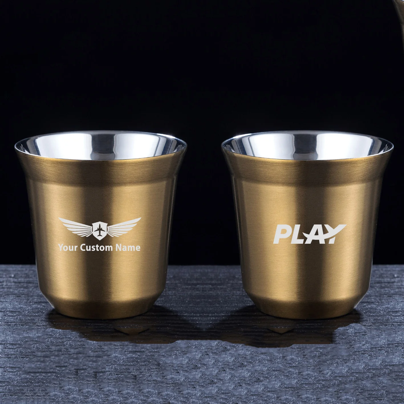 Play Airlines Designed Double Wall Stainless Steel Coffee Mugs - Image 9