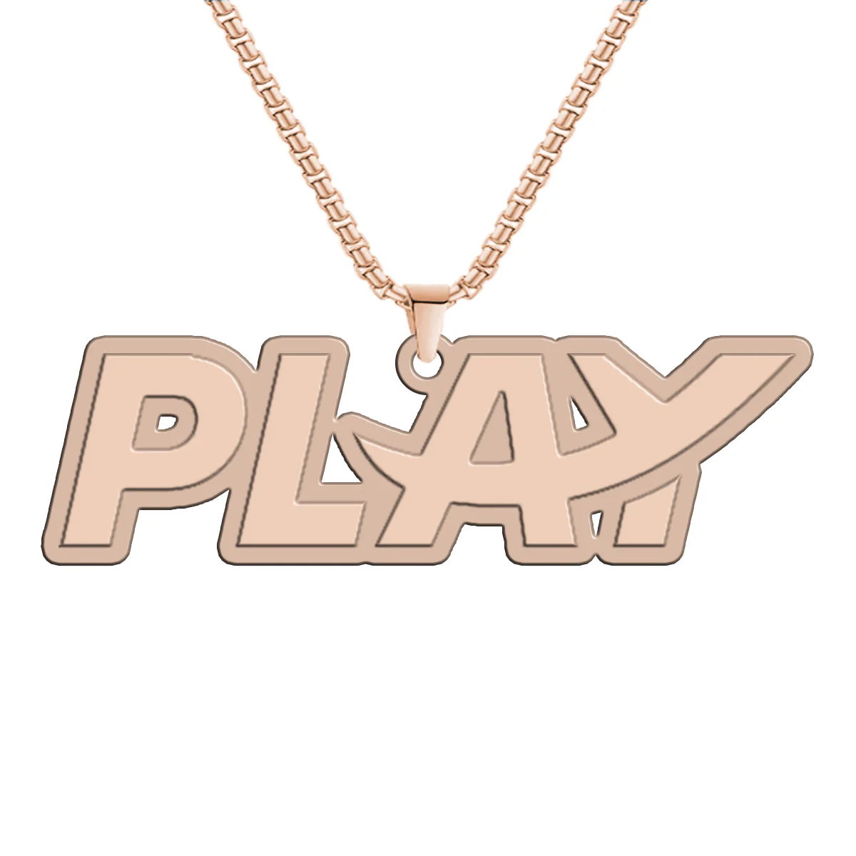Play Airlines Designed Hollow Necklace - Image 3