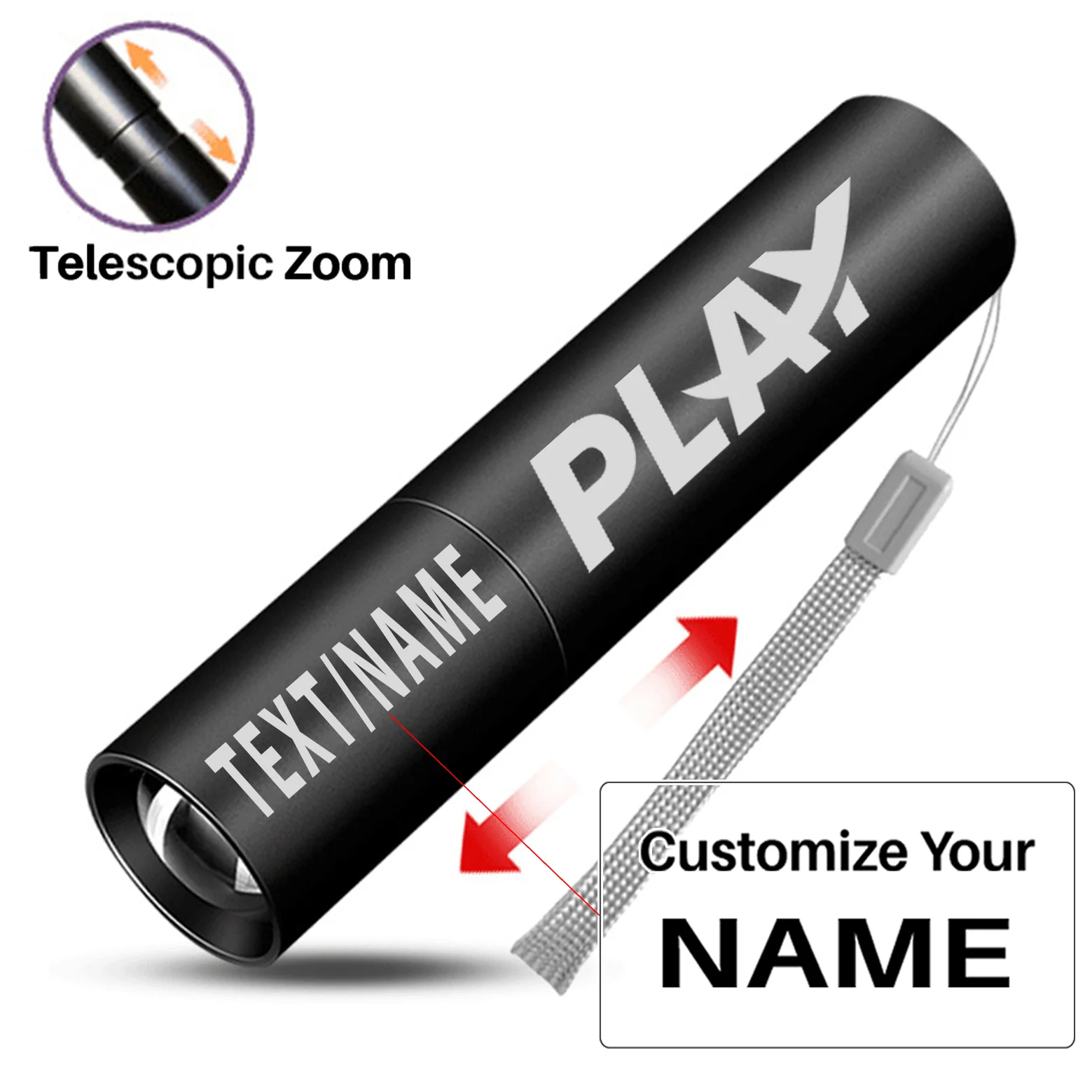 Play Airlines Designed Mini LED Emergency Flashlight