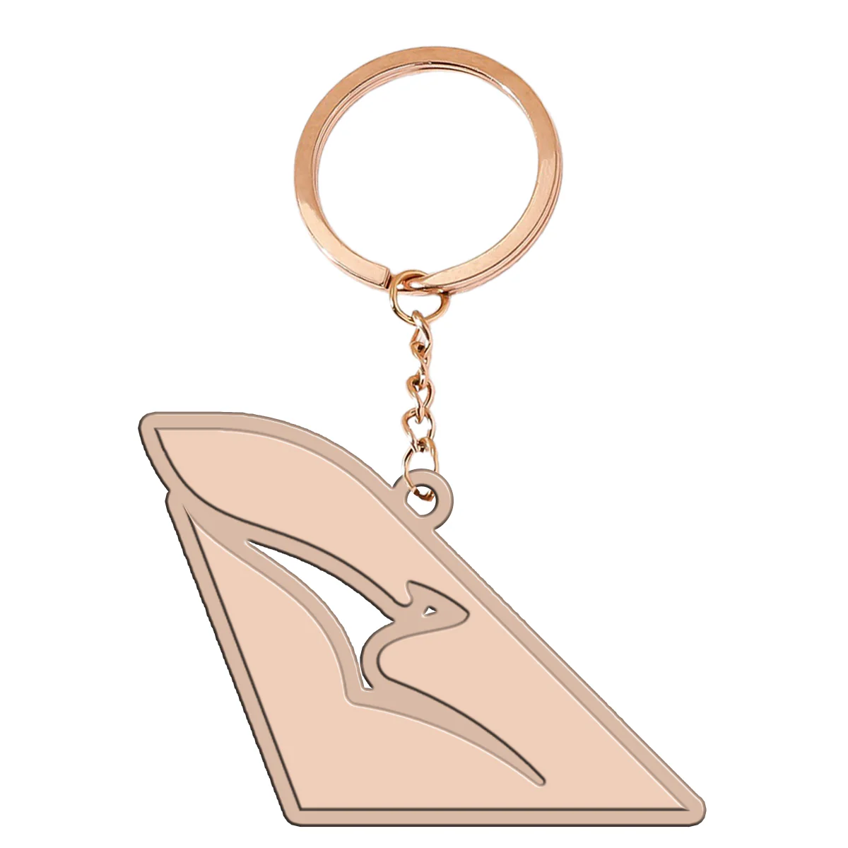 Qantas Airlines Airways Airlines Designed Hollow Key Chains - Image 3