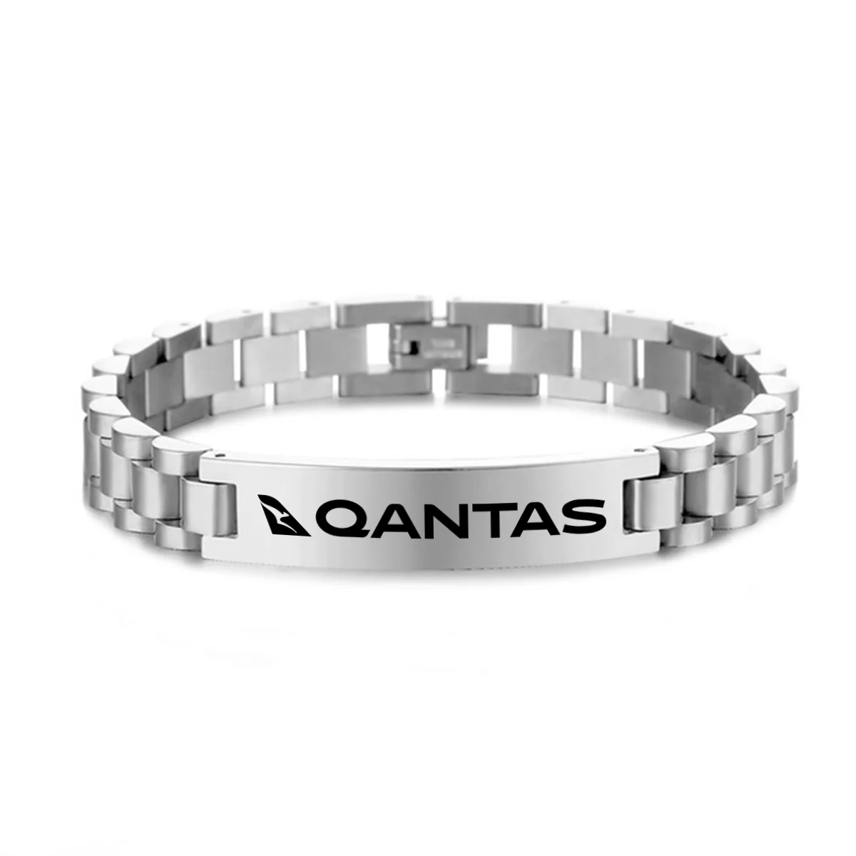 Qantas Airlines Airways Airlines Designed Stainless Steel Chain Bracelets - Image 2