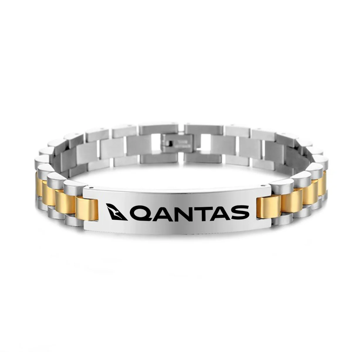 Qantas Airlines Airways Airlines Designed Stainless Steel Chain Bracelets - Image 3