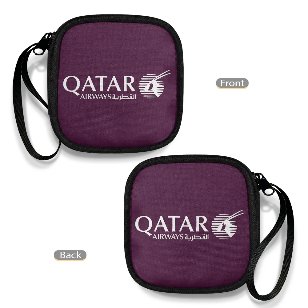 Qatar Airways Airlines Designed Portable Headphone Bag - Image 4