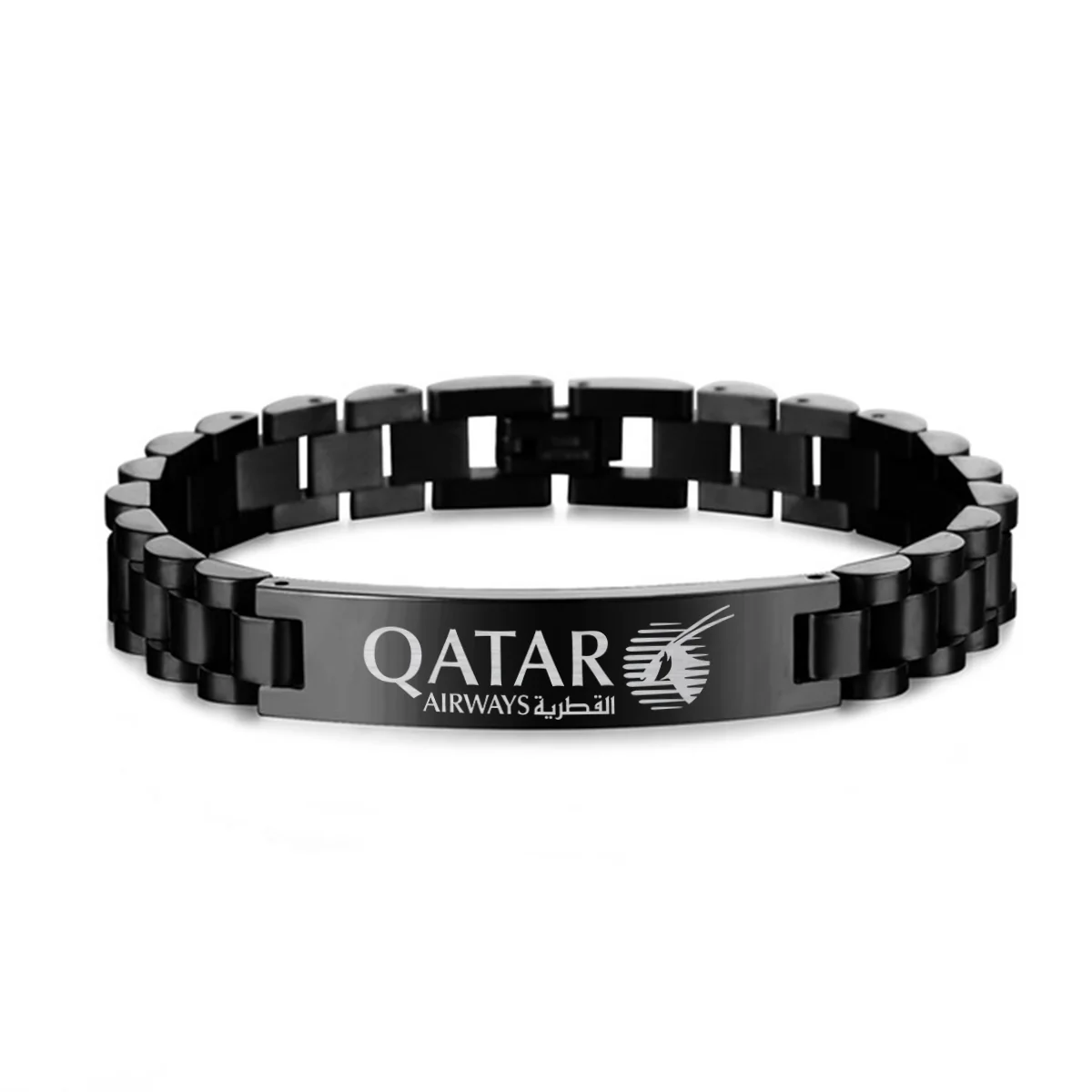 Qatar Airways Airlines Designed Stainless Steel Chain Bracelets