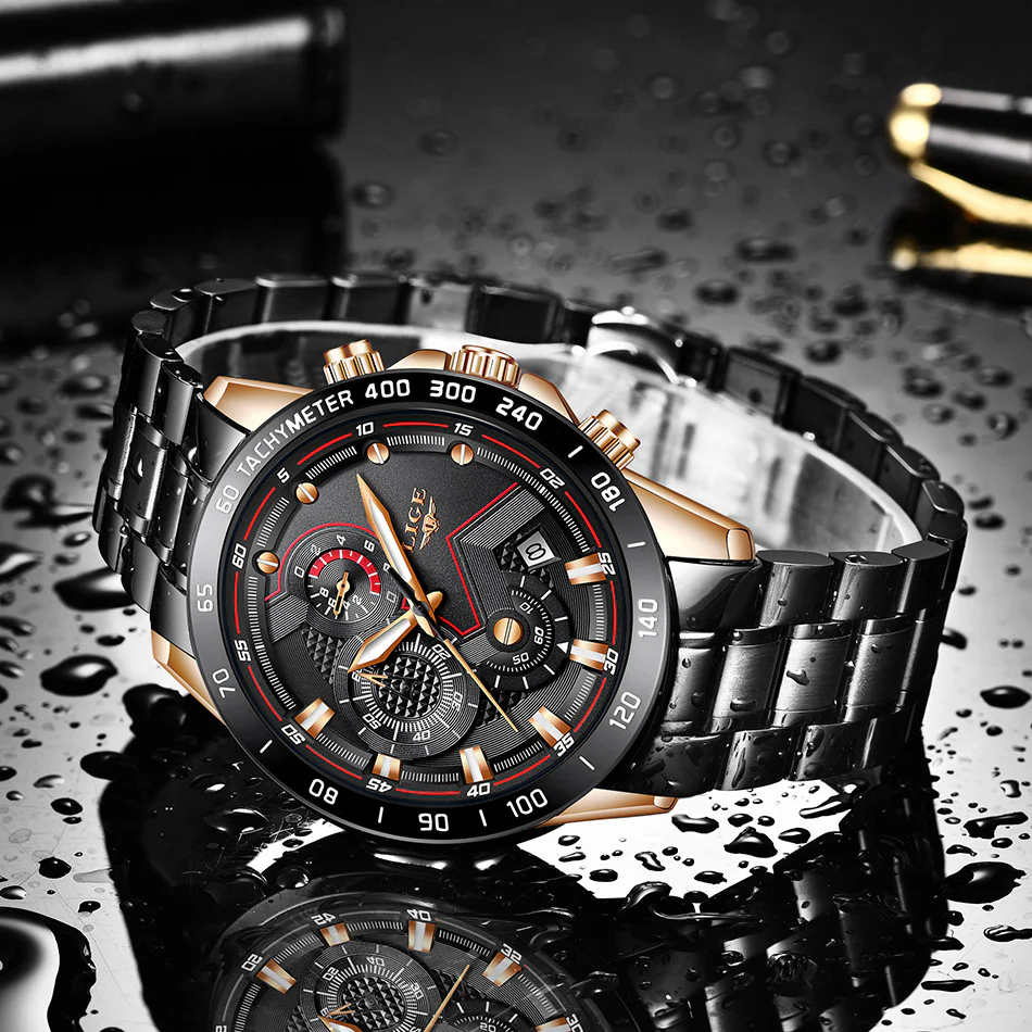 Quartz Fashion Stainless Steel Top Brand Luxury Sport Mens Watches - Image 13