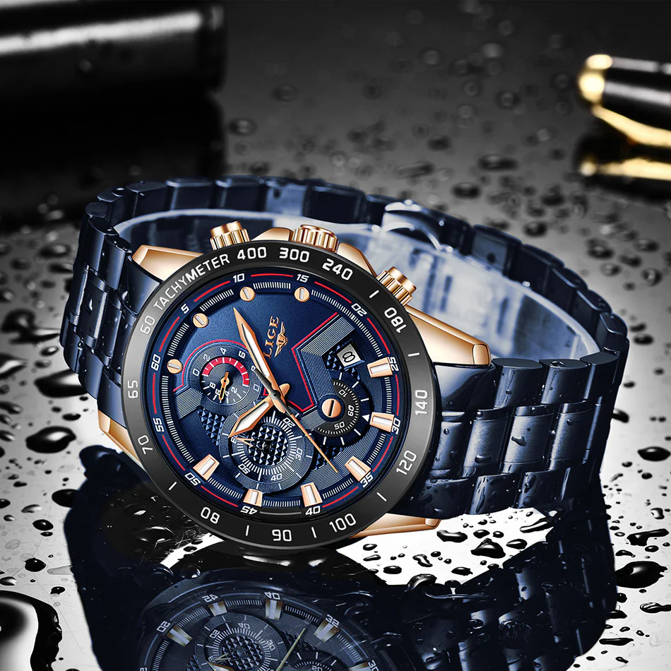 Quartz Fashion Stainless Steel Top Brand Luxury Sport Mens Watches - Image 15