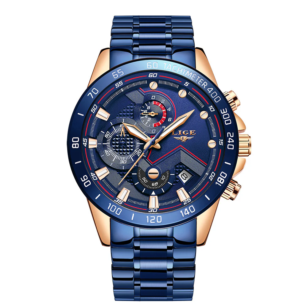 Quartz Fashion Stainless Steel Top Brand Luxury Sport Mens Watches - Image 18