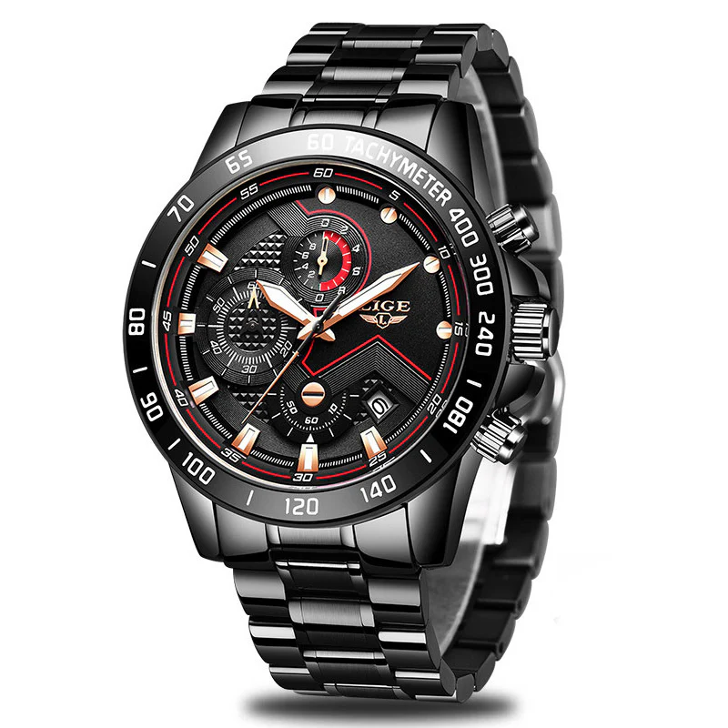 Quartz Fashion Stainless Steel Top Brand Luxury Sport Mens Watches - Image 19