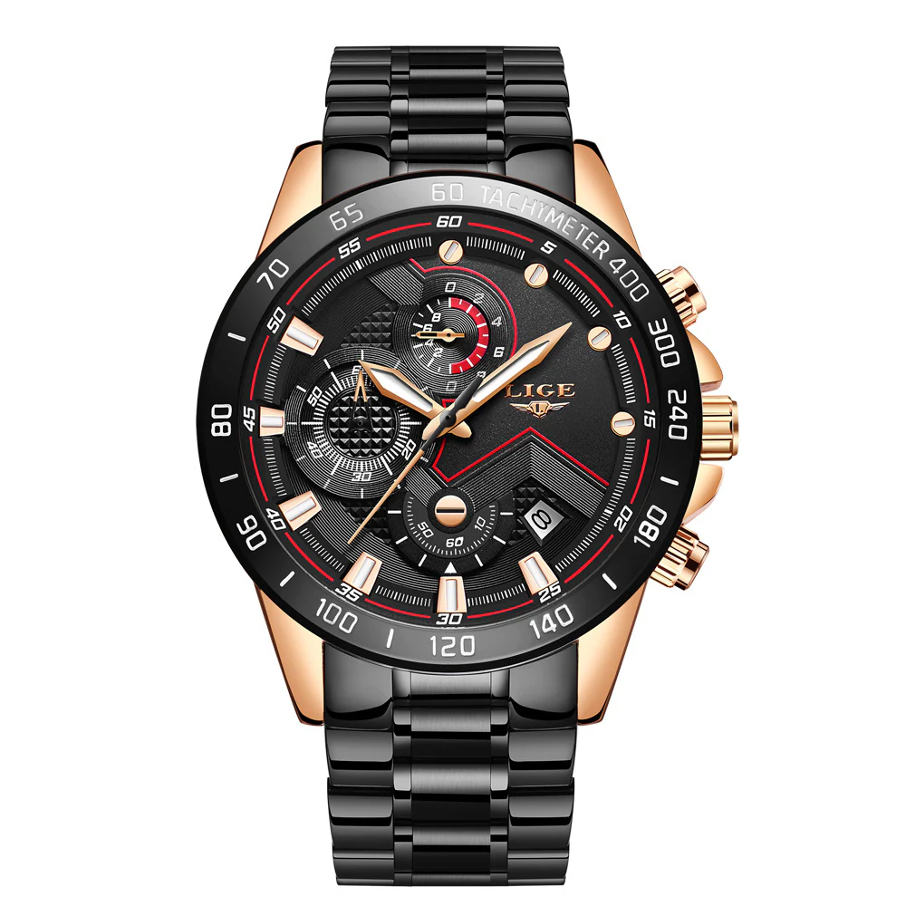 Quartz Fashion Stainless Steel Top Brand Luxury Sport Mens Watches - Image 20