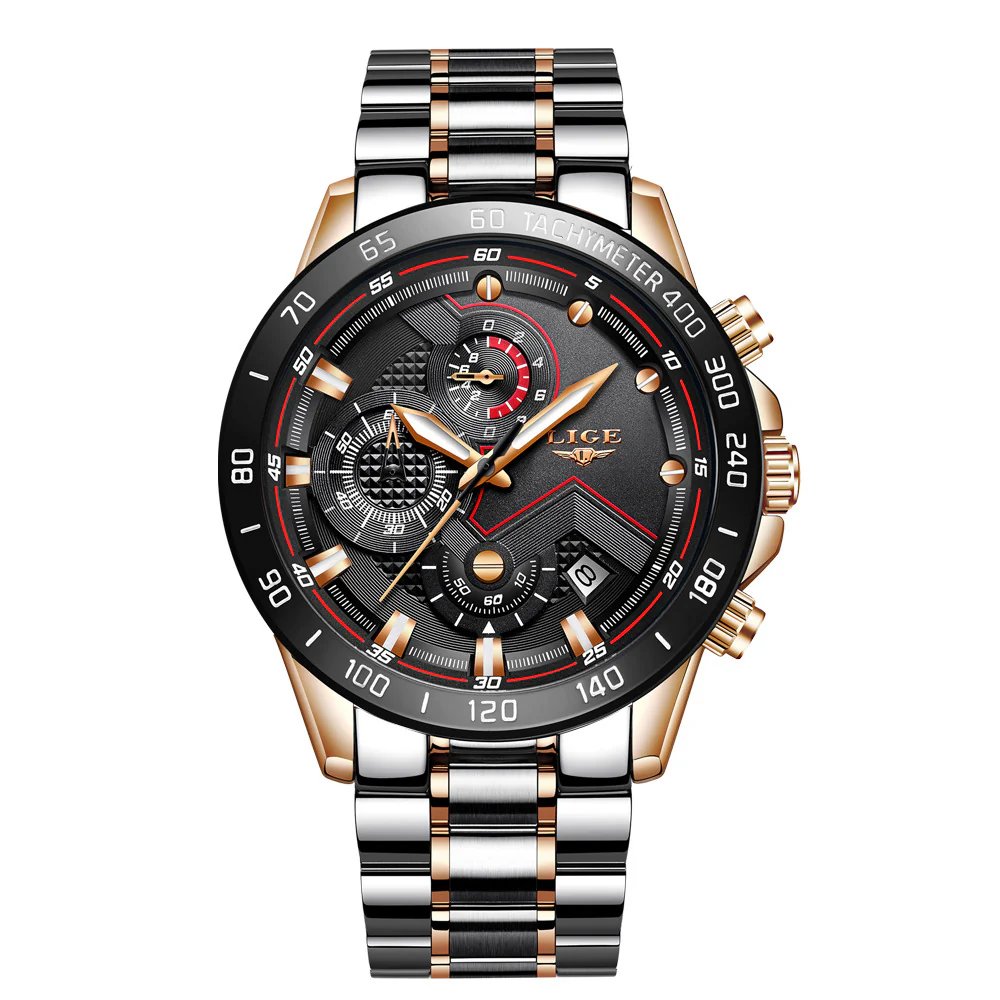 Quartz Fashion Stainless Steel Top Brand Luxury Sport Mens Watches - Image 22