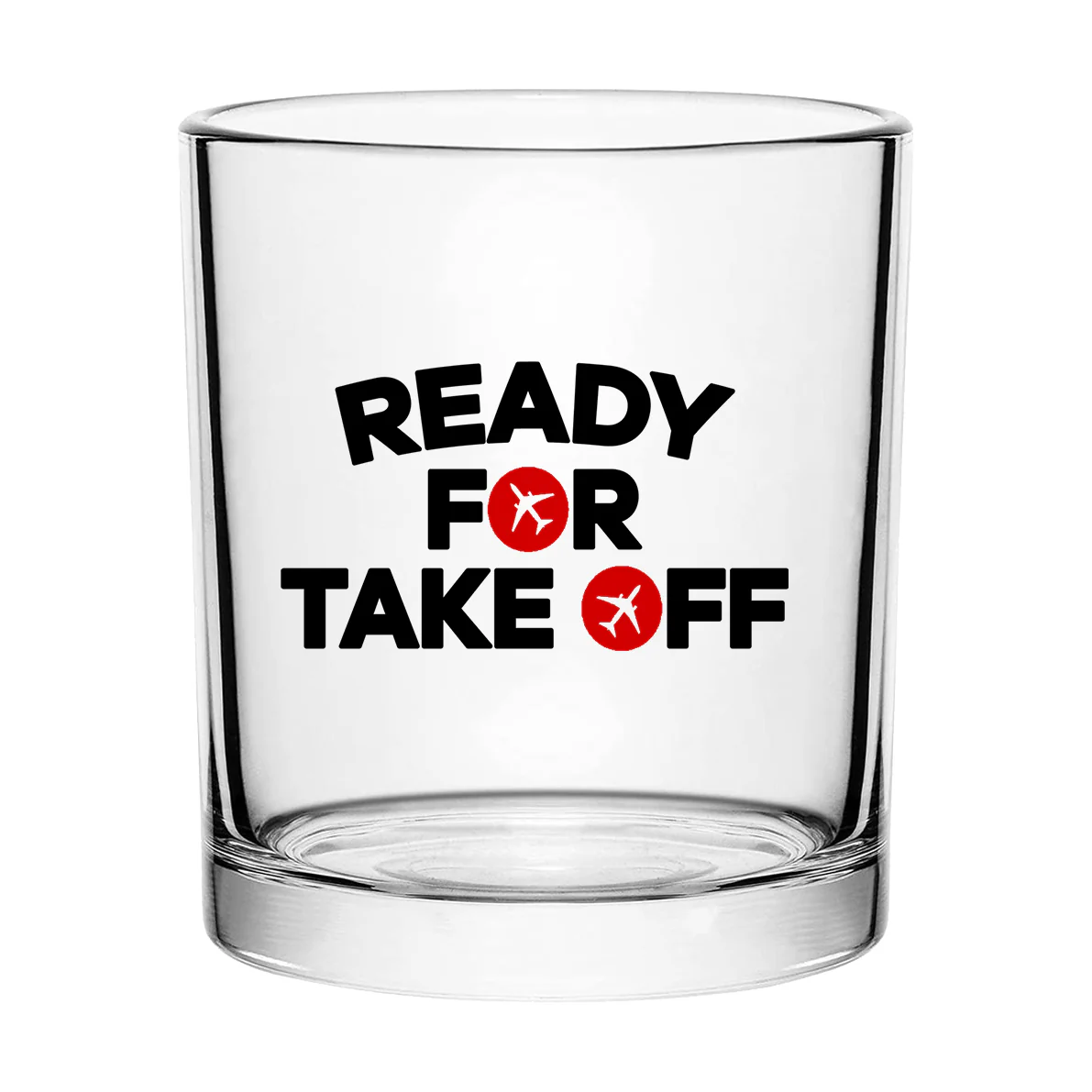 Ready For Takeoff Designed Special Whiskey Glasses - Image 2