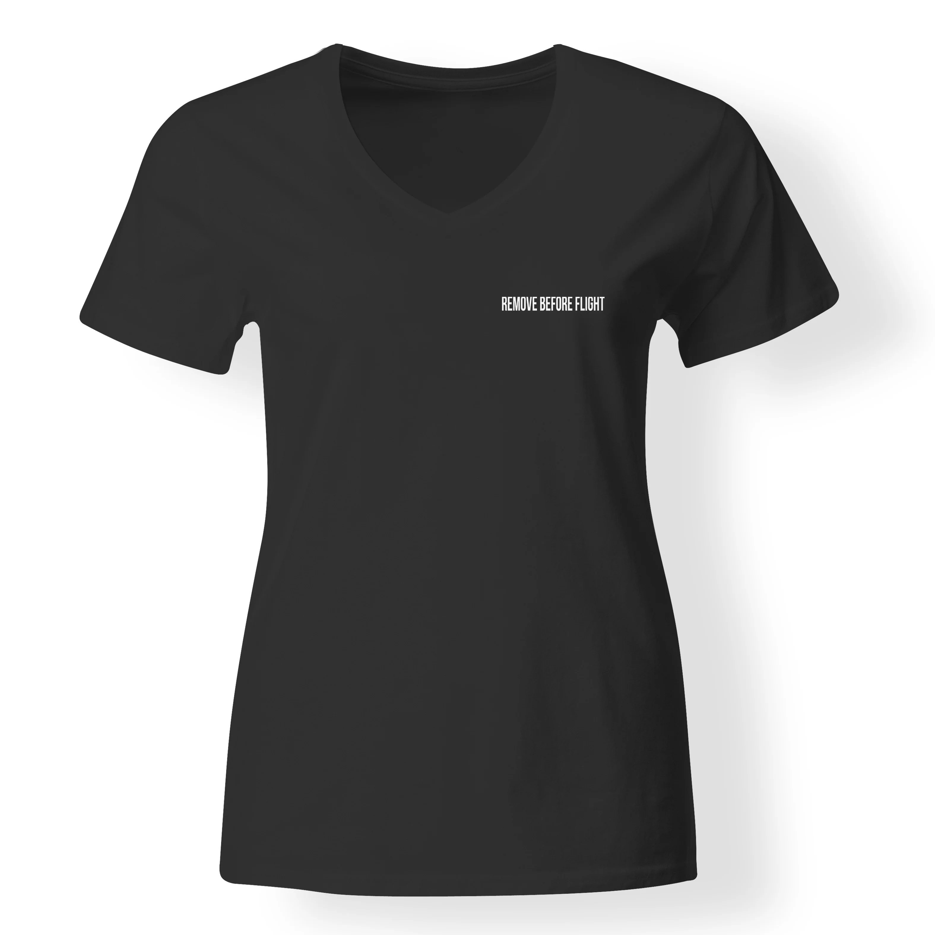 Remove Before Flight 2 Designed V-Neck T-Shirts - Image 4