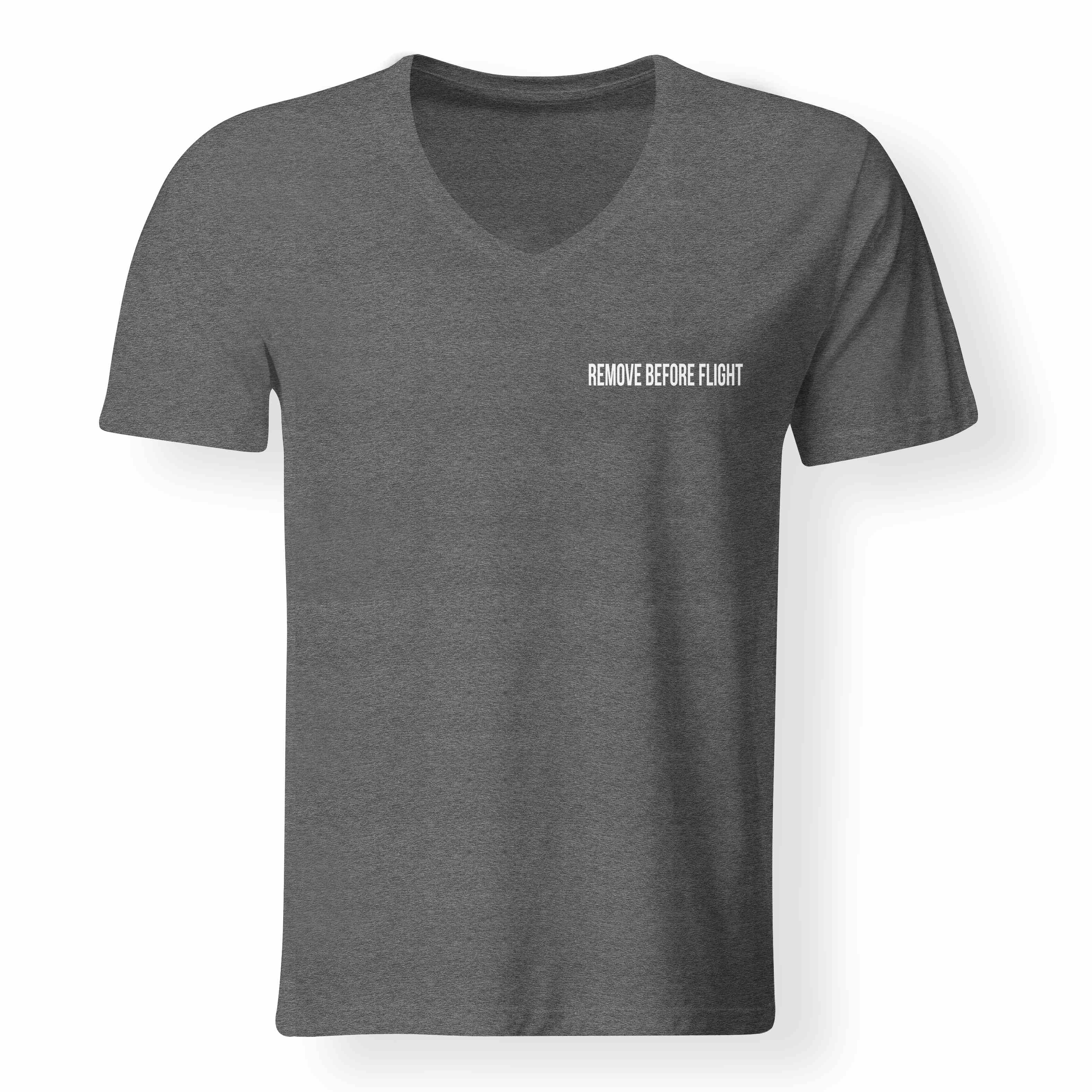 Remove Before Flight 2 Designed V-Neck T-Shirts - Image 7