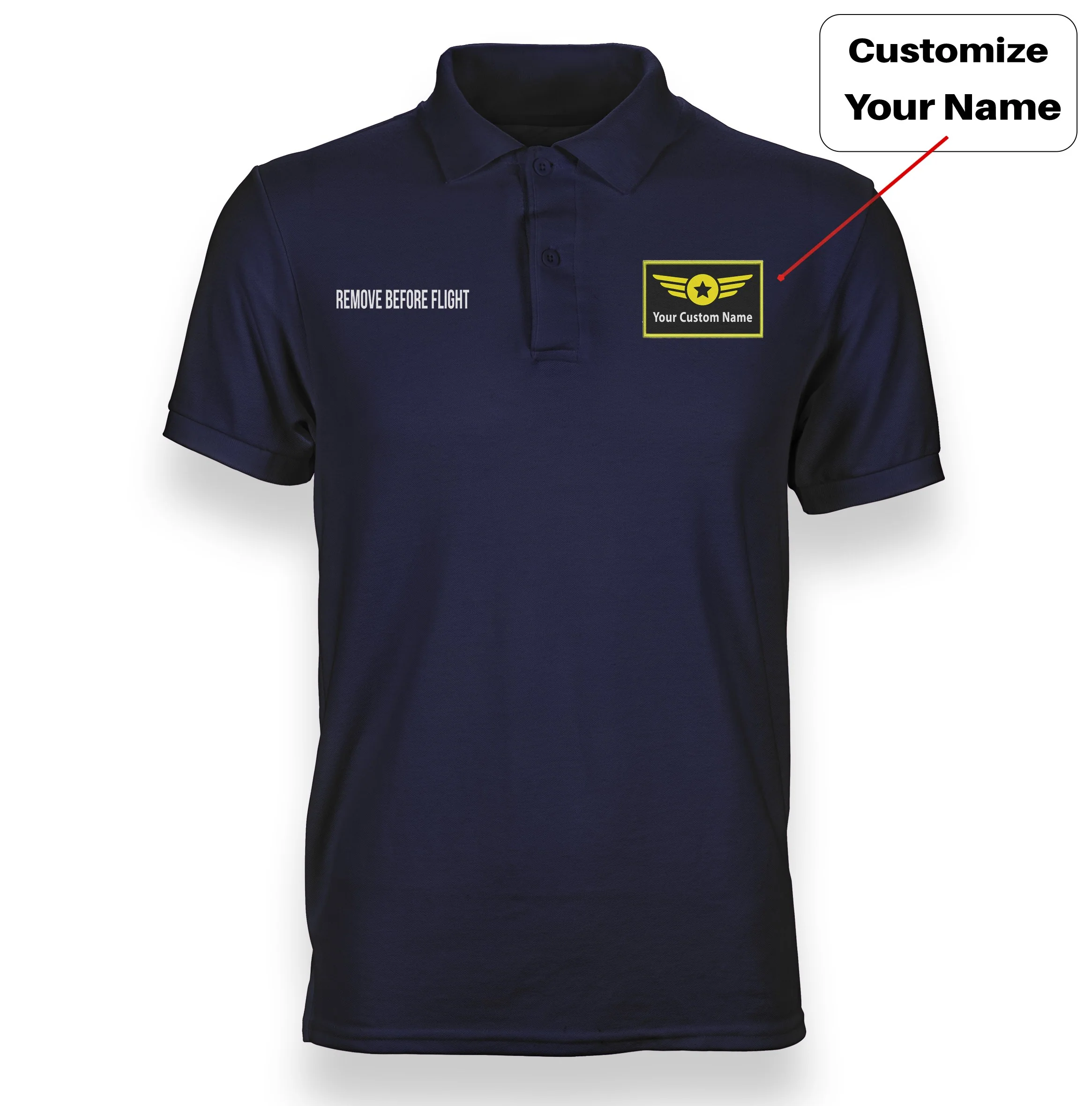 Remove Before Flight 2 Designed "WOMEN" Polo T-Shirts - Image 13