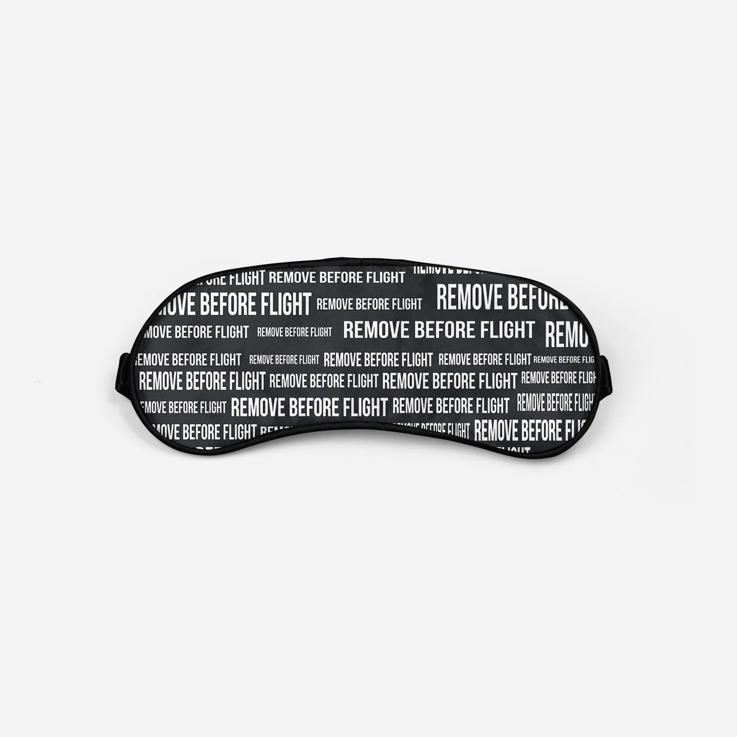 Remove Before Flight 3-Black Designed Sleep Masks