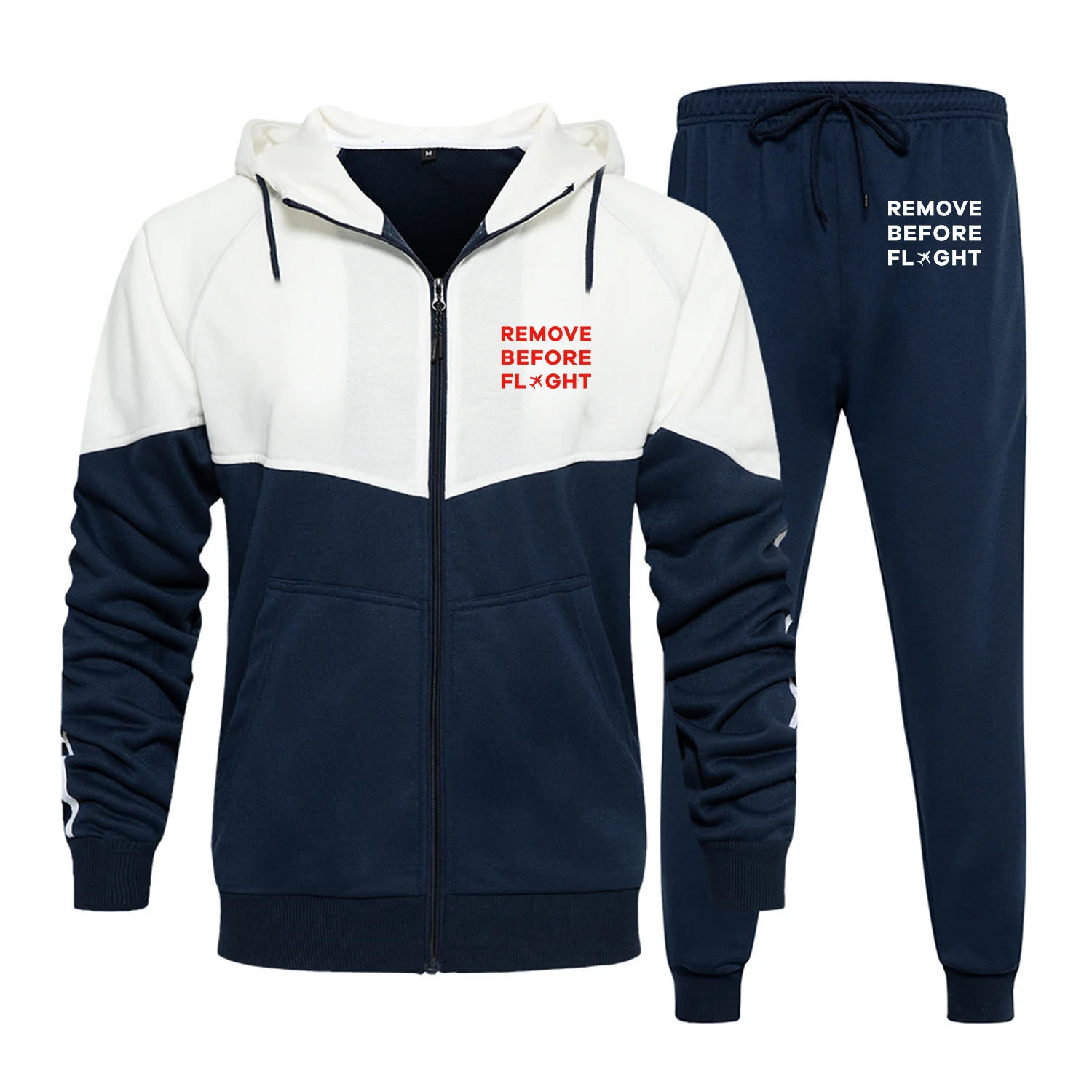 Remove Before Flight Designed Colourful Z. Hoodies & Sweatpants - Image 4