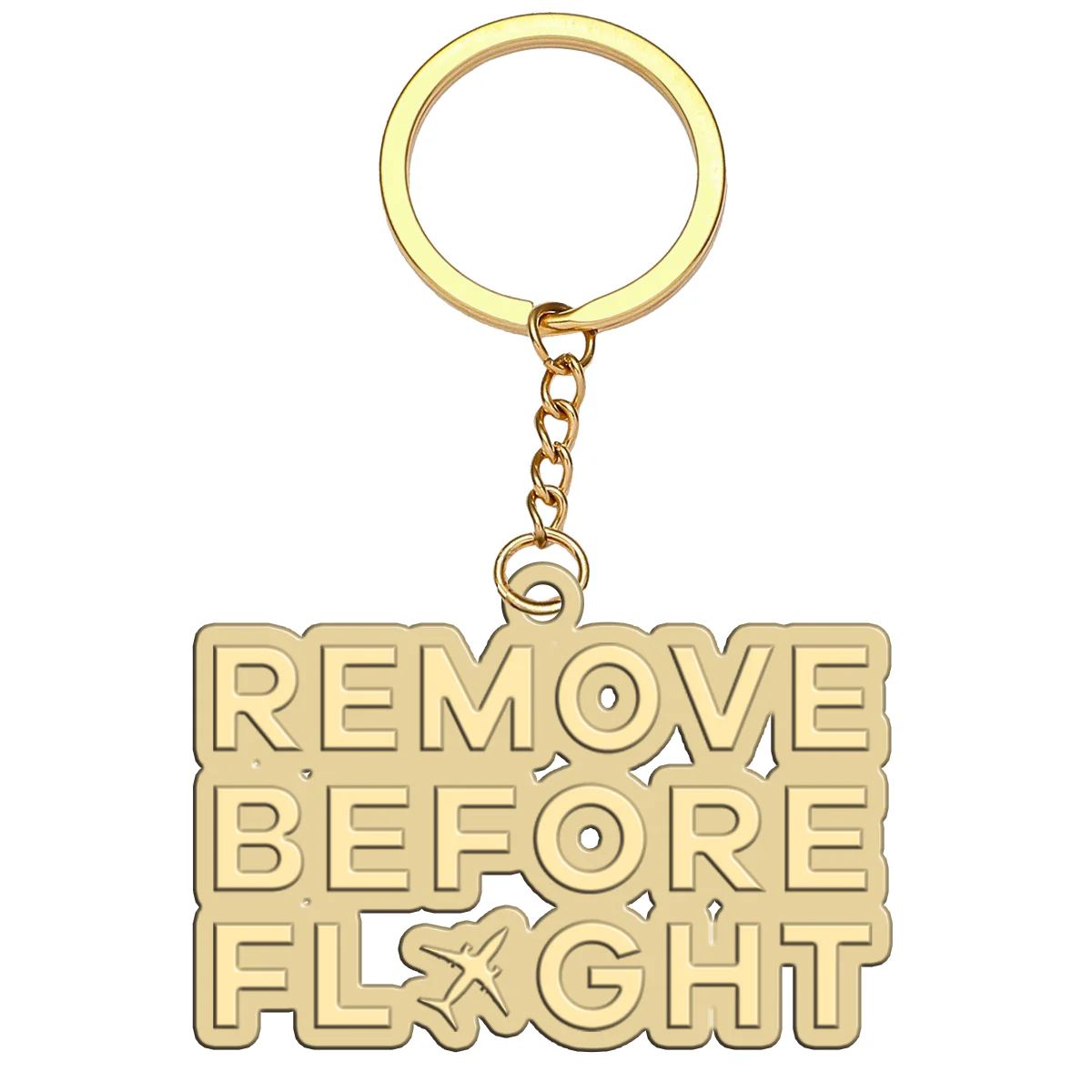 Remove Before Flight Designed Hollow Key Chains