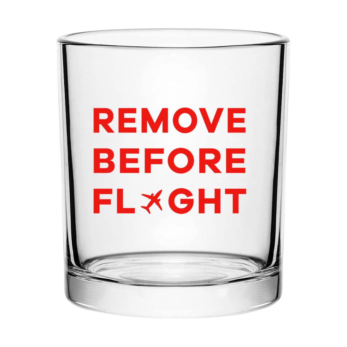Remove Before Flight Designed Special Whiskey Glasses - Image 2