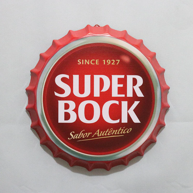 Retro Wrought Iron Beer Cap Iron Painting Wall Decoration - Image 28