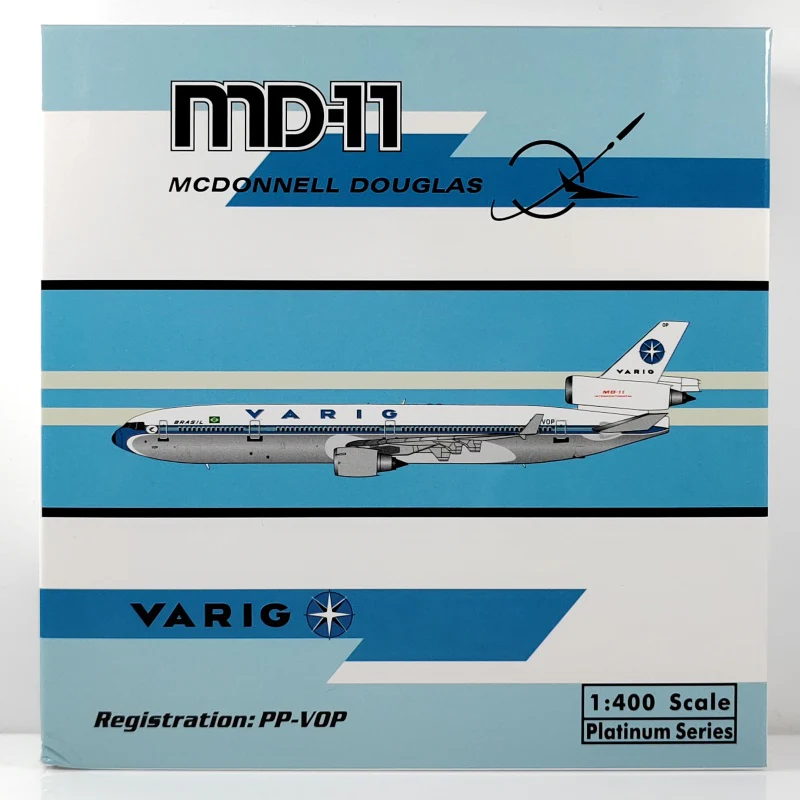 Rio Grande Airlines McDonnell DouglasANK MD-11 PP-VOP Airplane Model (1/400 Scale) - Image 3