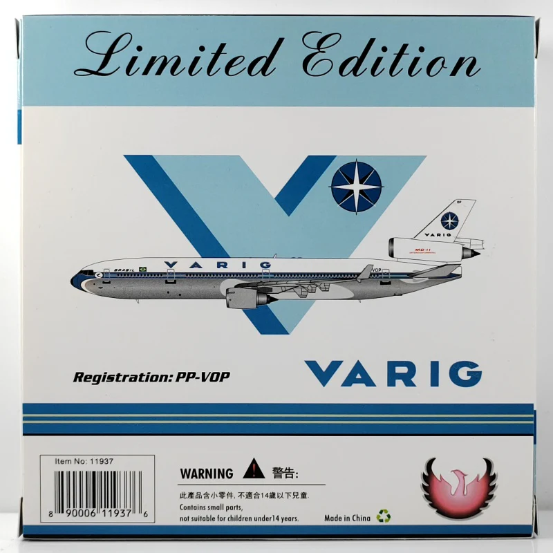 Rio Grande Airlines McDonnell DouglasANK MD-11 PP-VOP Airplane Model (1/400 Scale) - Image 4