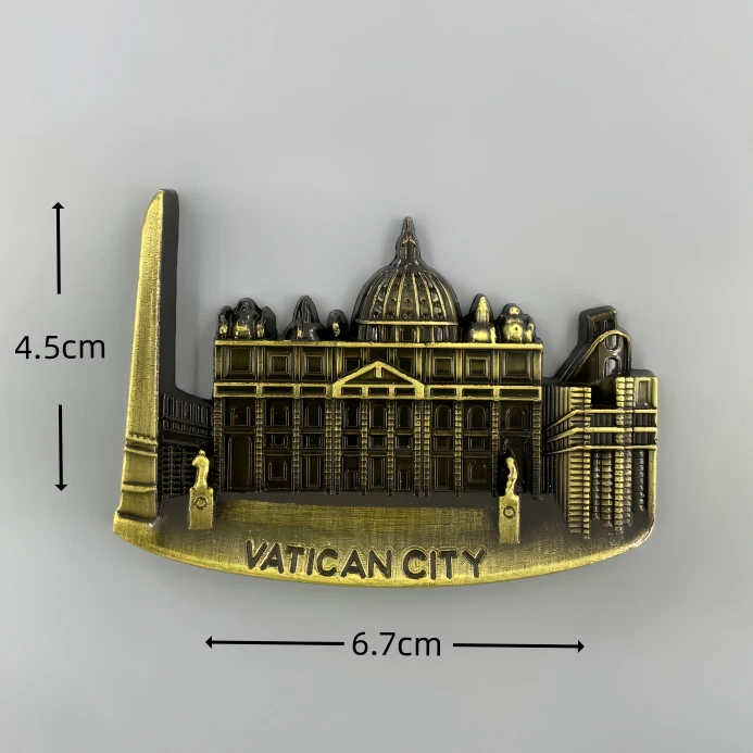 Rome Vatican City Rome Italy 3D Metal Fridge Magnets
