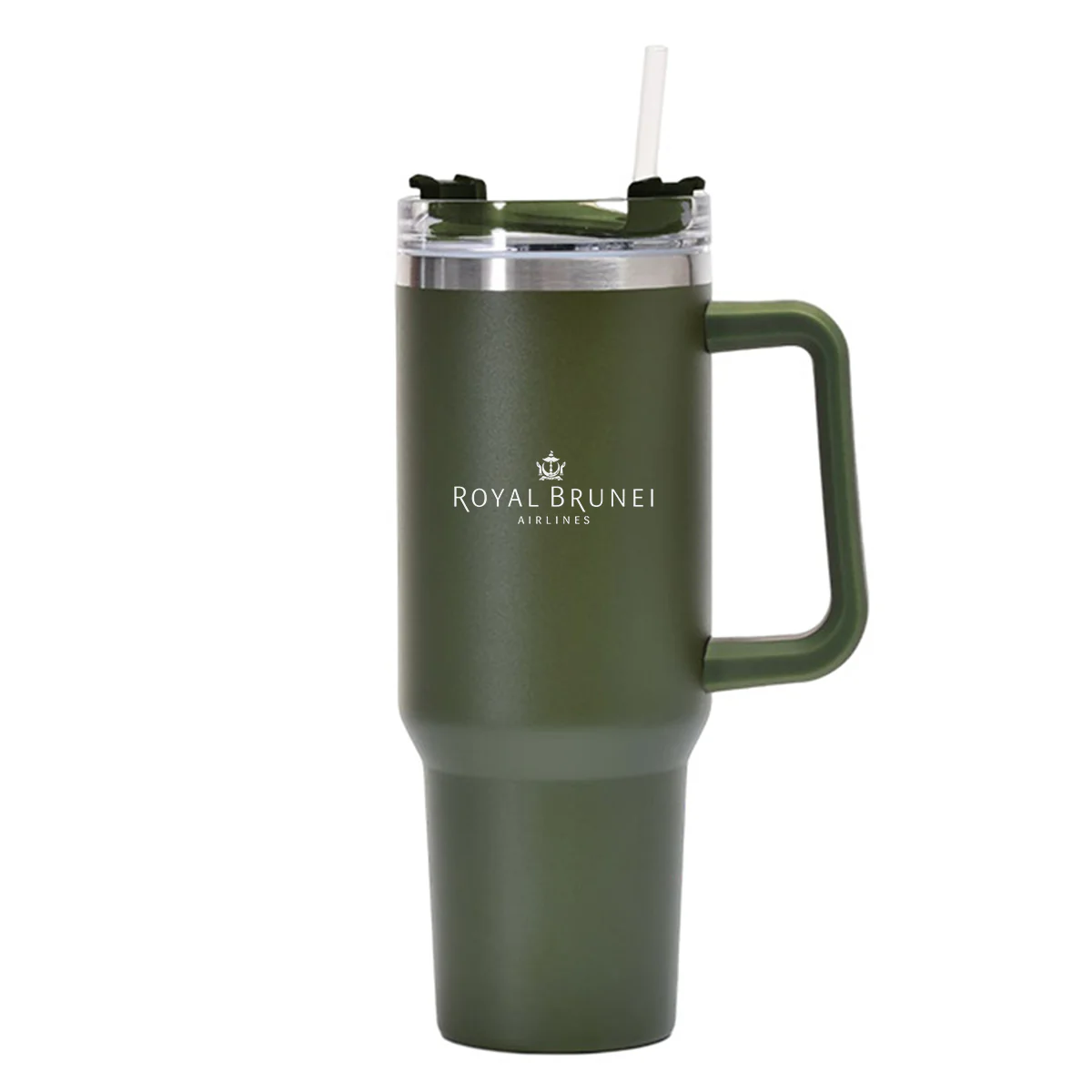 Royal Brunei Airlines Designed 40oz Stainless Steel Car Mug With Holder - Image 10