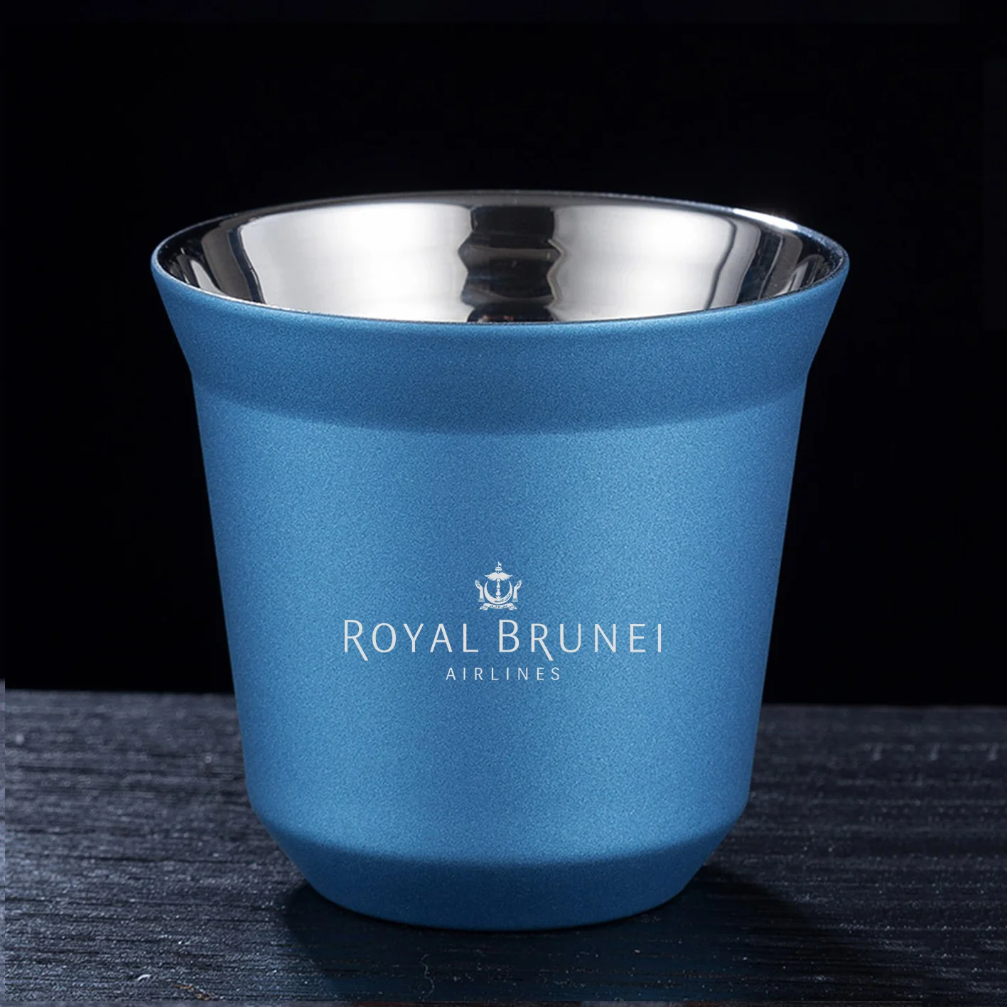 Royal Brunei Airlines Designed Double Wall Stainless Steel Coffee Mugs - Image 6