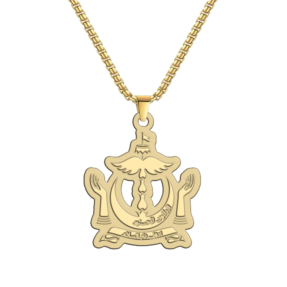 Royal Brunei Airlines Designed Hollow Necklace